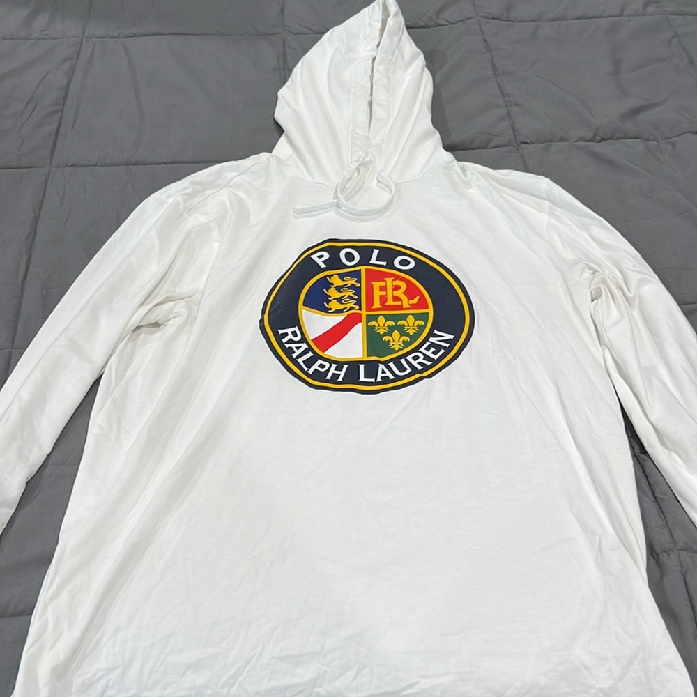 Polo Ralph Lauren Hooded Long Sleeve T Shirt Medium